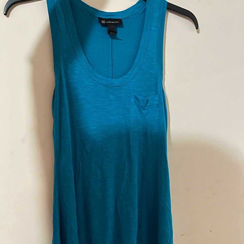 Medium Blue Top by INC International Concepts M